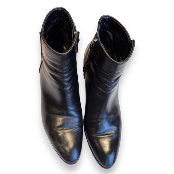 GIUSEPPE ZANOTTI Daddy 40 black leather ankle boots size 39 - Picture 15 of 16